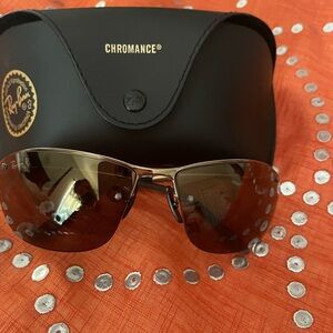 Ray-Ban Brown Aviator Sunglasses